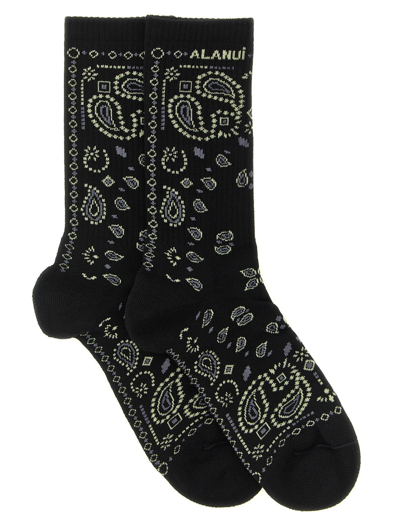 Chaussettes Alanui en coton noir