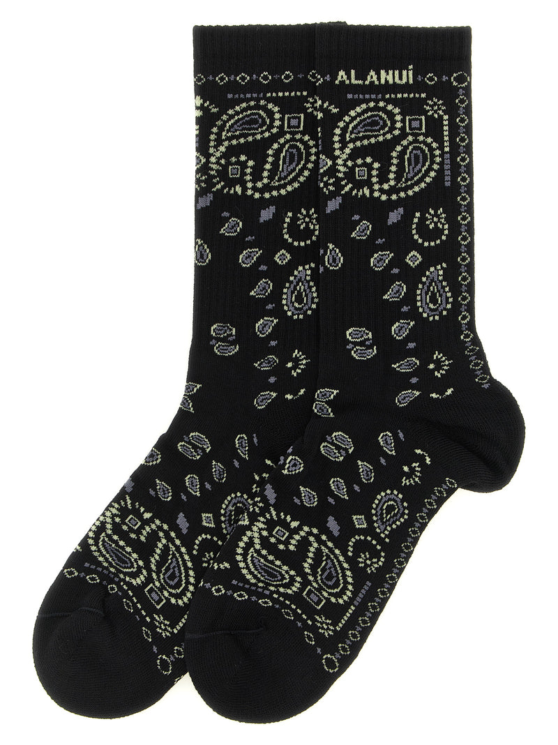 Chaussettes Alanui en coton noir