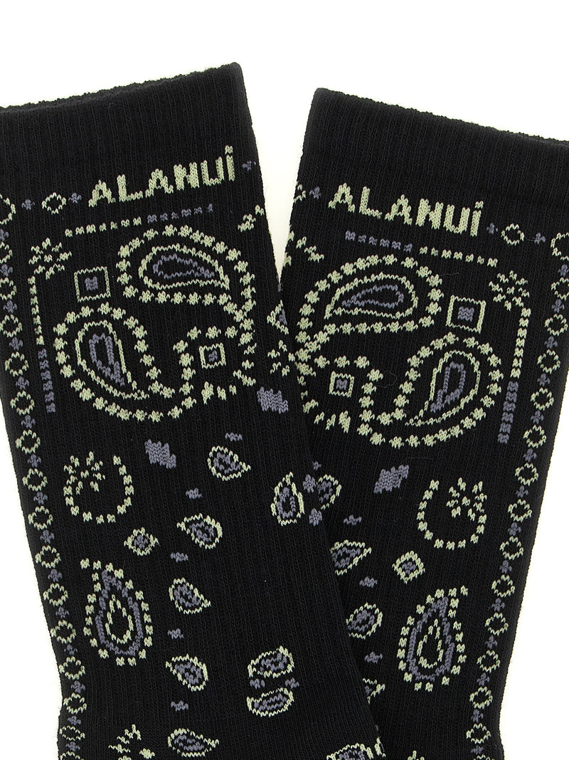 Chaussettes Alanui en coton noir