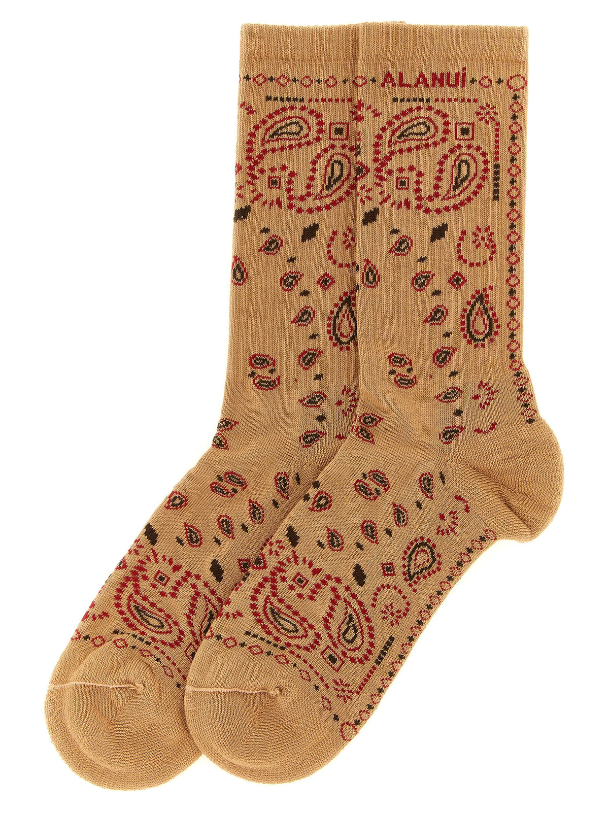 Chaussettes Alanui en coton beige