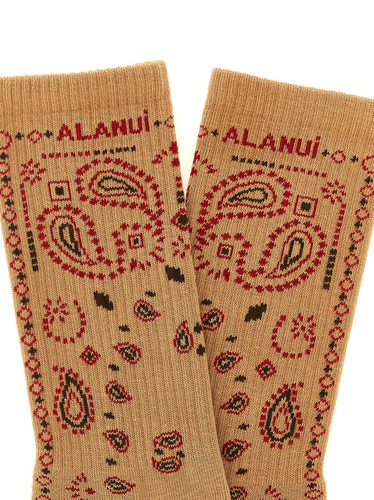 Chaussettes Alanui en coton beige