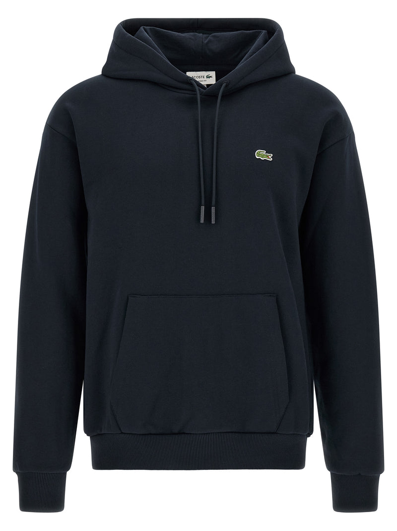 Sweat-shirt Lacoste en coton bleu