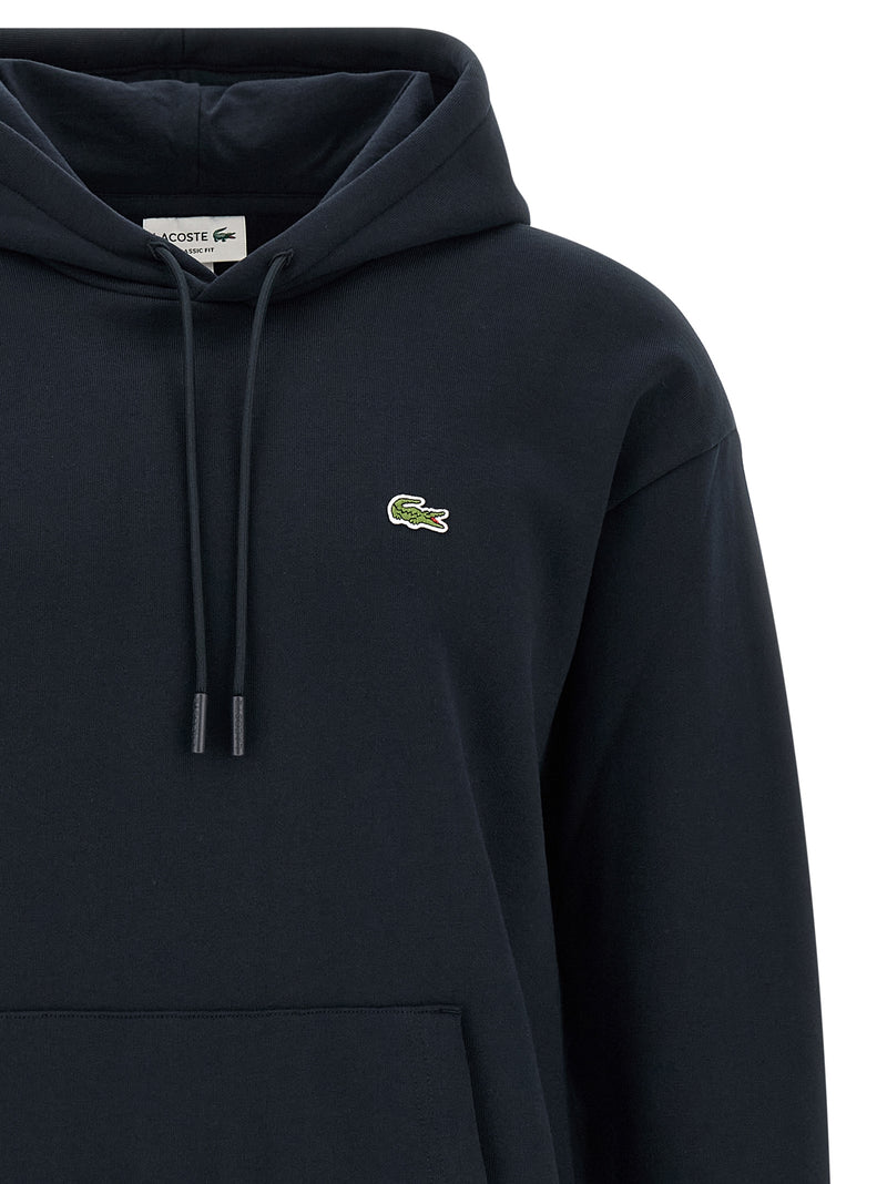 Sweat-shirt Lacoste en coton bleu