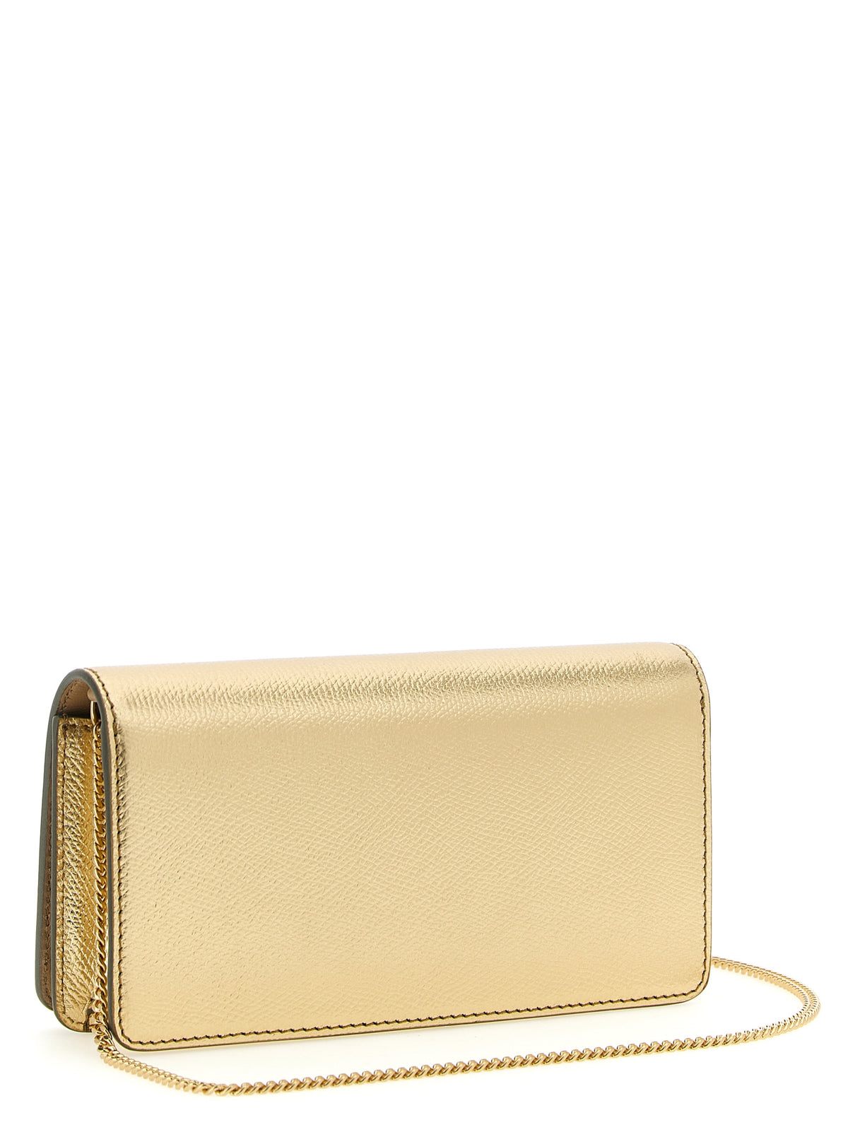 Sac bandoulière Valentino Garavani en cuir de veau doré