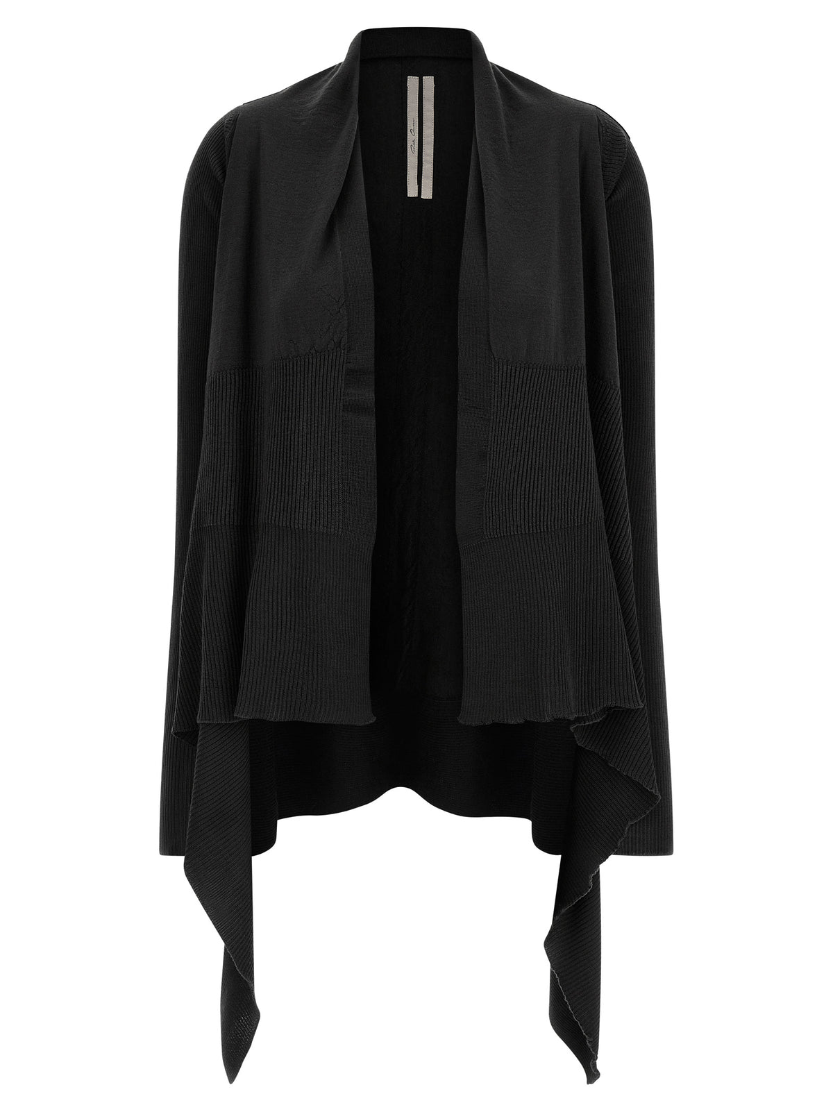 Cardigan Rick Owens en coton noir