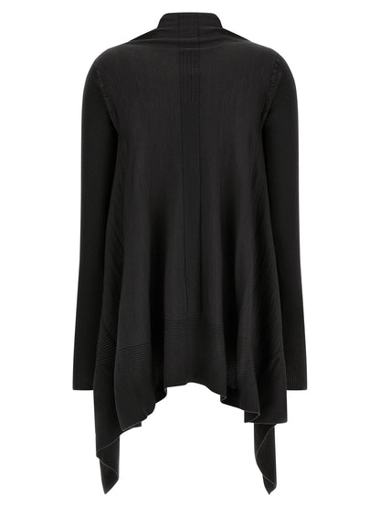 Rick Owens Black Cotton Cardigan