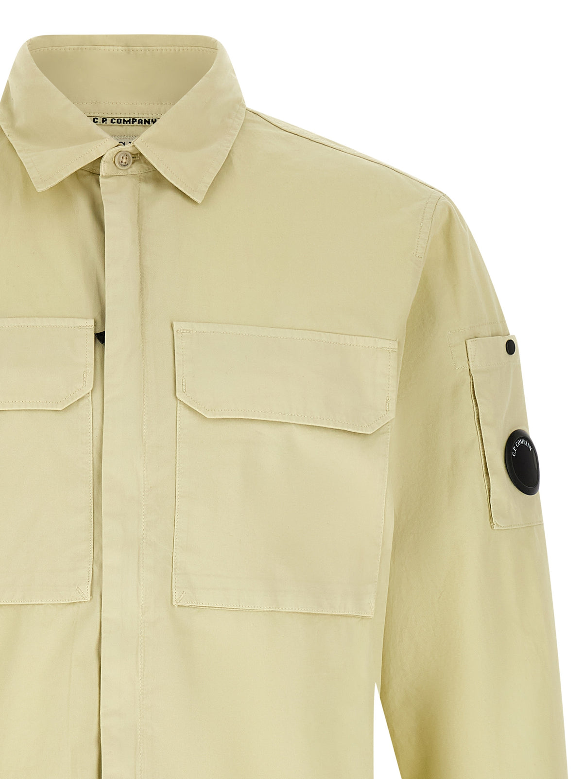 Chemisier en coton beige C.P. Company