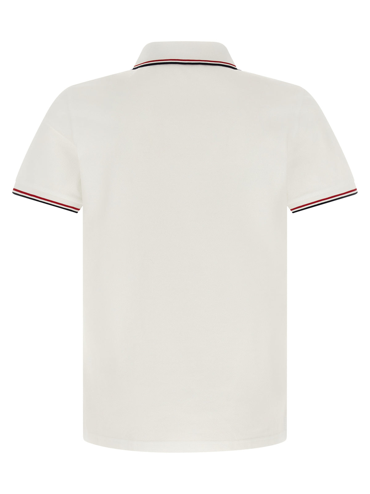Polo Moncler en coton blanc