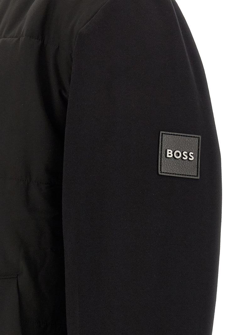 Sweat-shirt Hugo Boss en coton noir