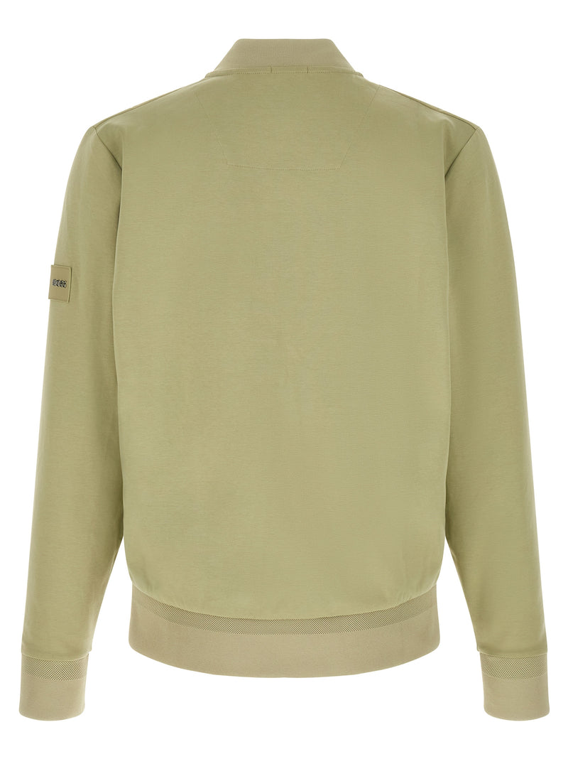Sweat-shirt bicolore en coton Hugo Boss