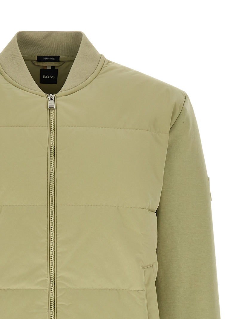 Sweat-shirt bicolore en coton Hugo Boss