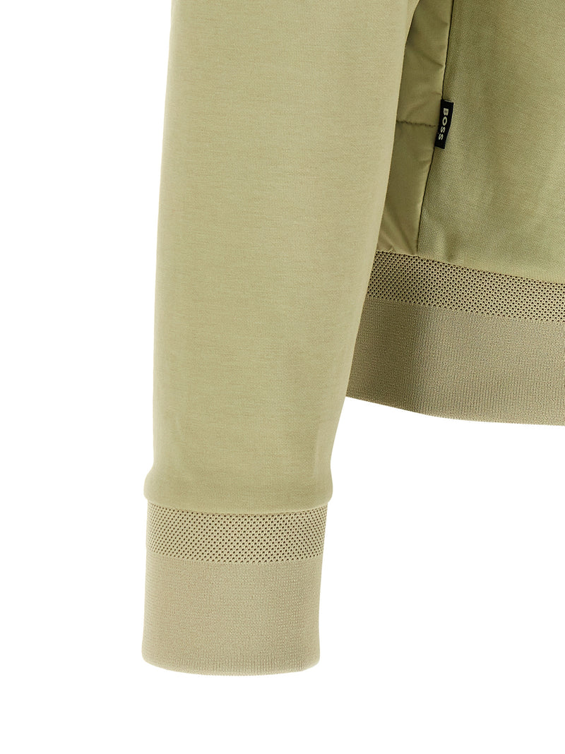 Sweat-shirt bicolore en coton Hugo Boss