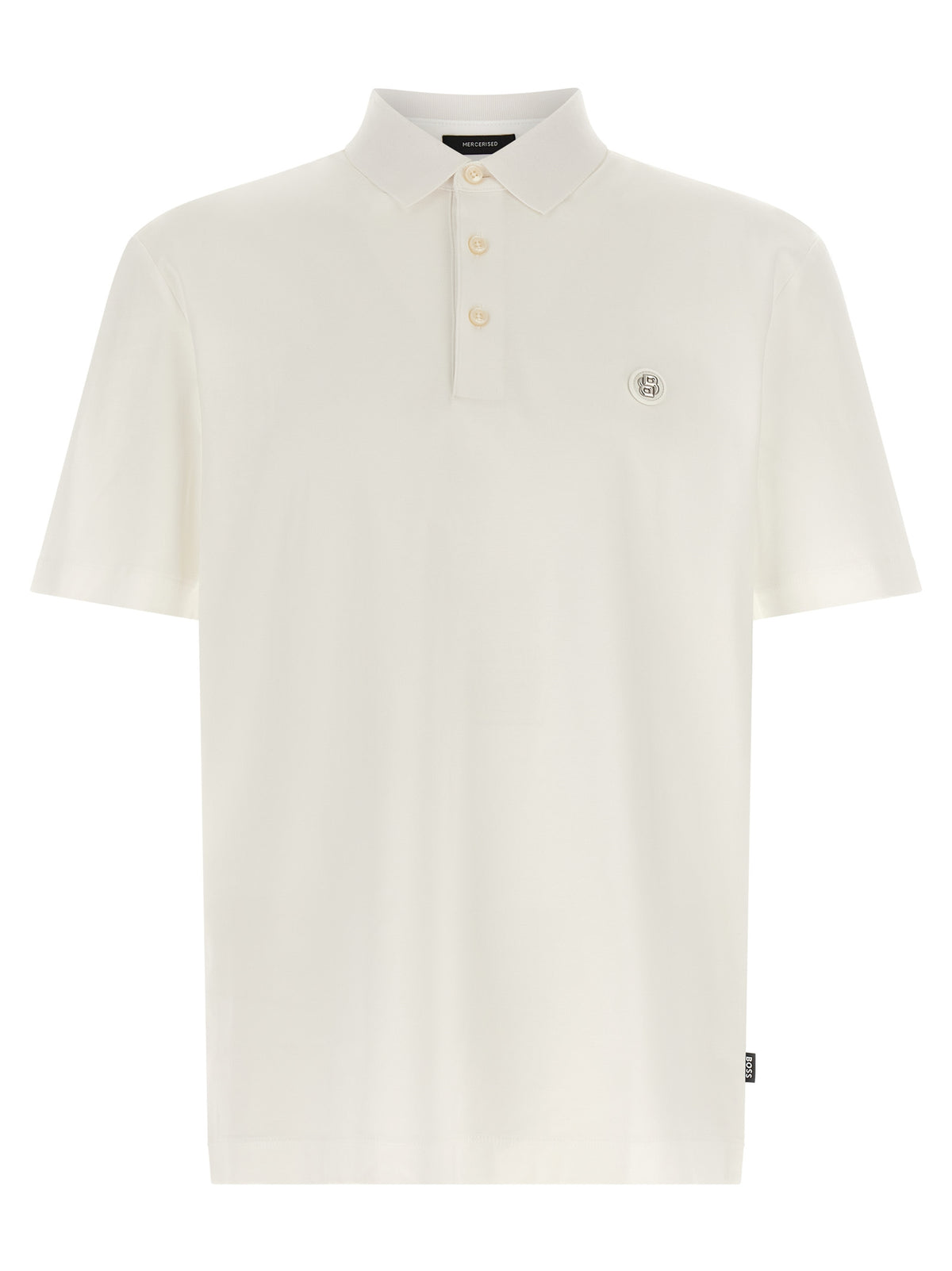Polo en coton blanc Hugo Boss