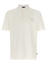 Polo en coton blanc Hugo Boss