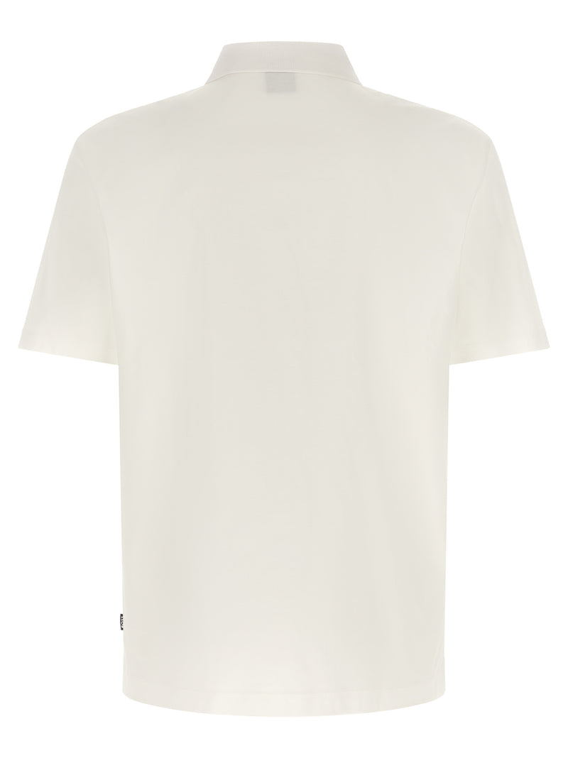 Polo en coton blanc Hugo Boss
