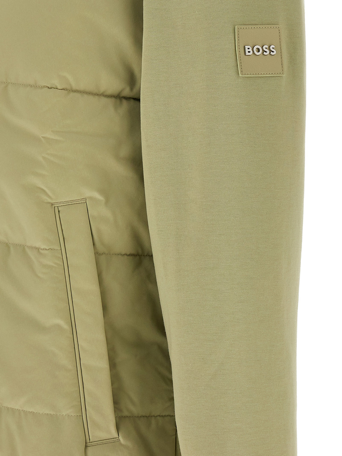 Sweat-shirt bicolore en coton Hugo Boss