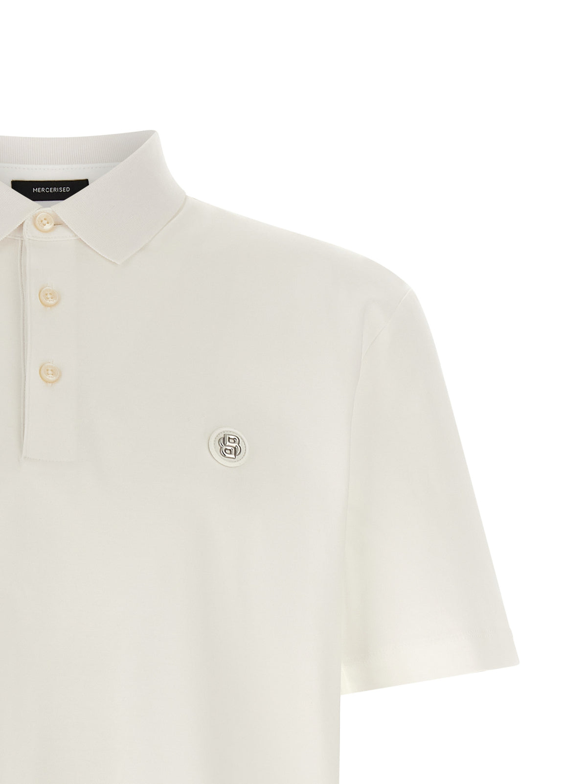 Polo en coton blanc Hugo Boss