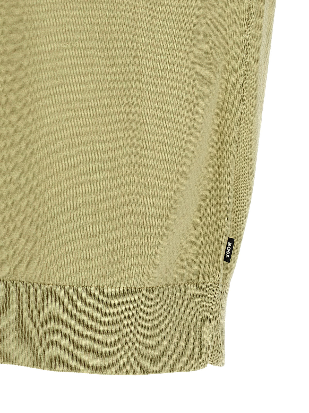 T-shirt bicolore en laine vierge Hugo Boss