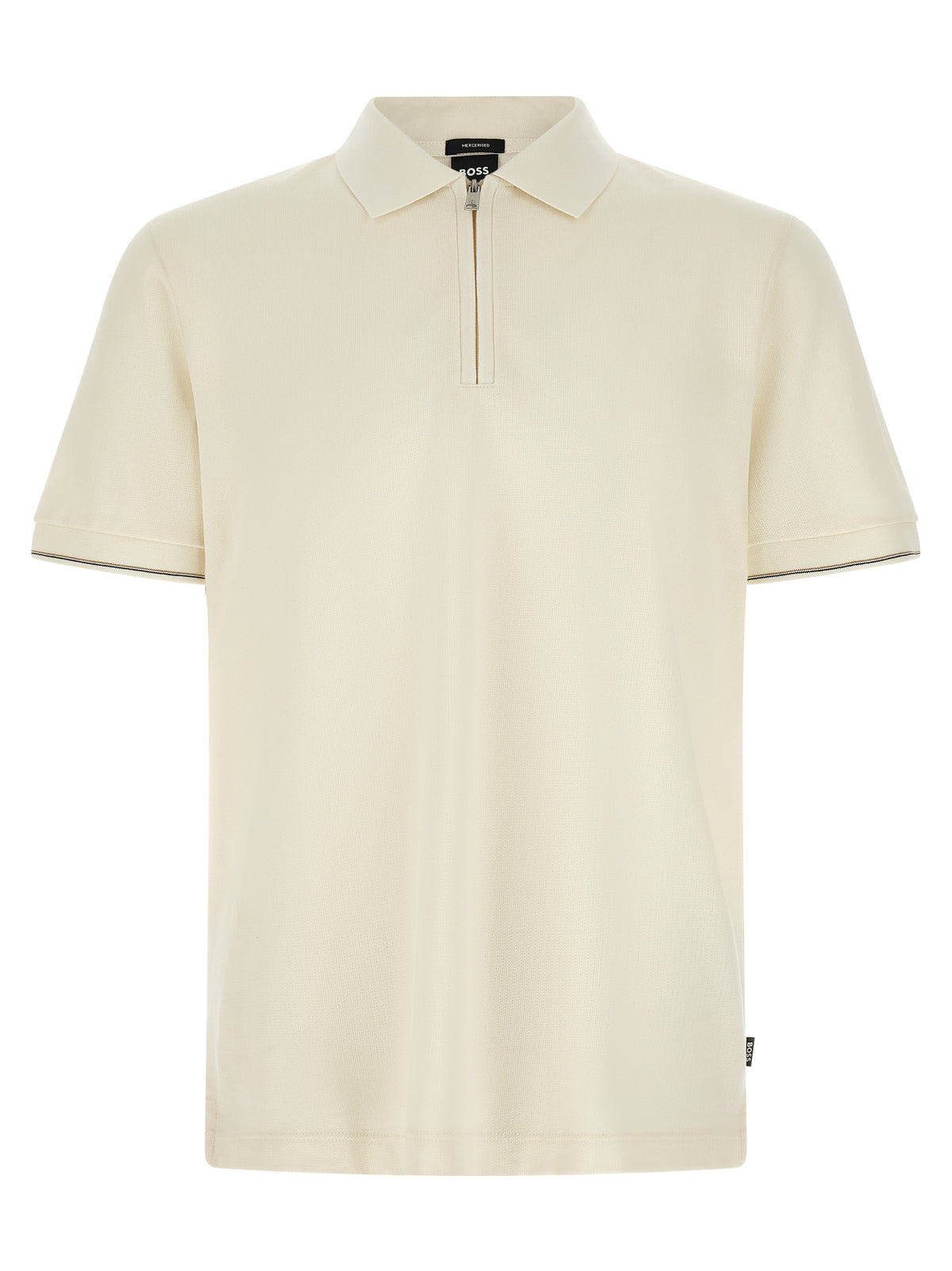 Polo Hugo Boss en coton beige
