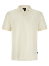 Polo en coton blanc Hugo Boss