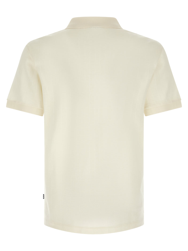 Polo en coton blanc Hugo Boss