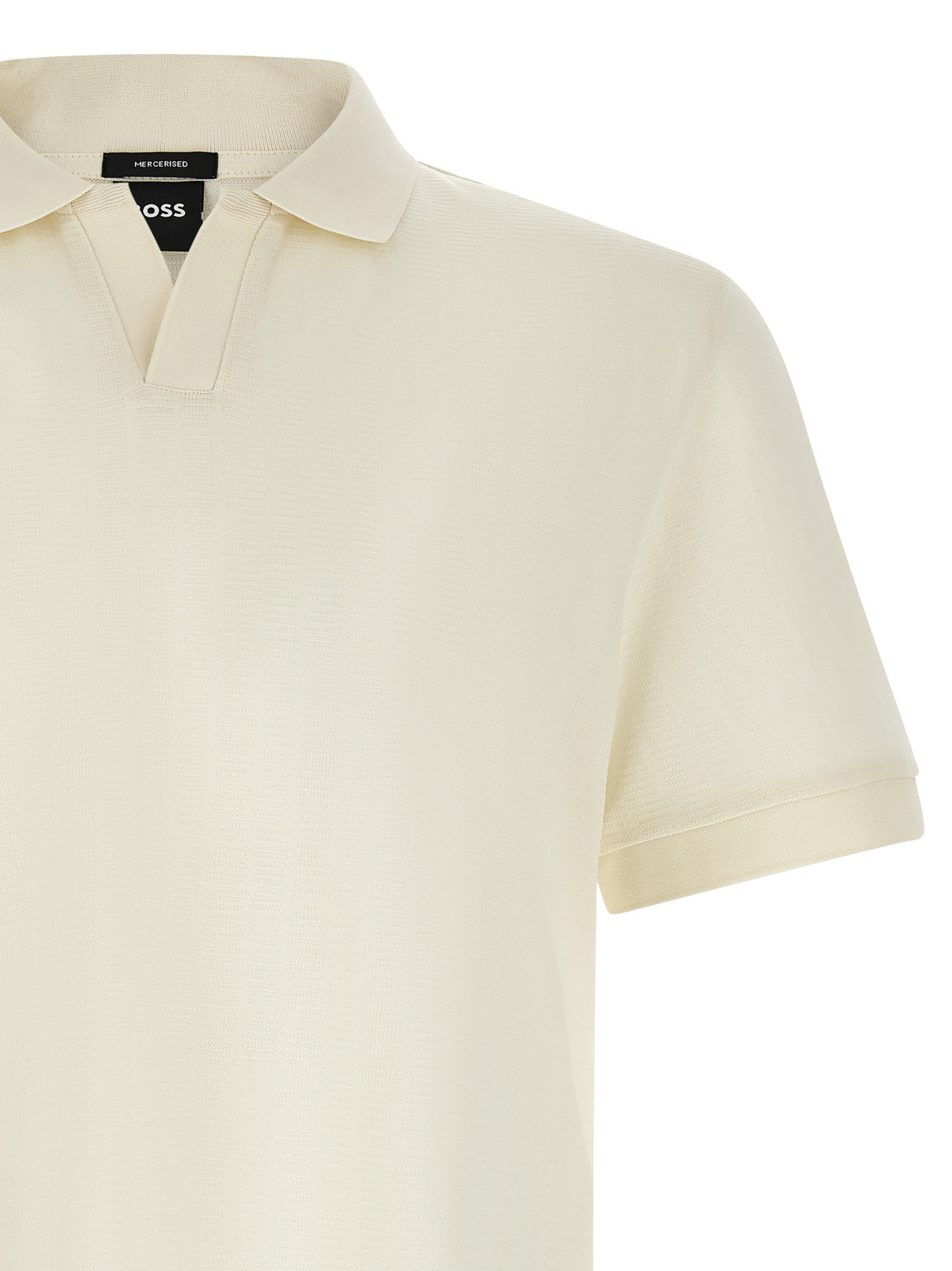 Polo en coton blanc Hugo Boss