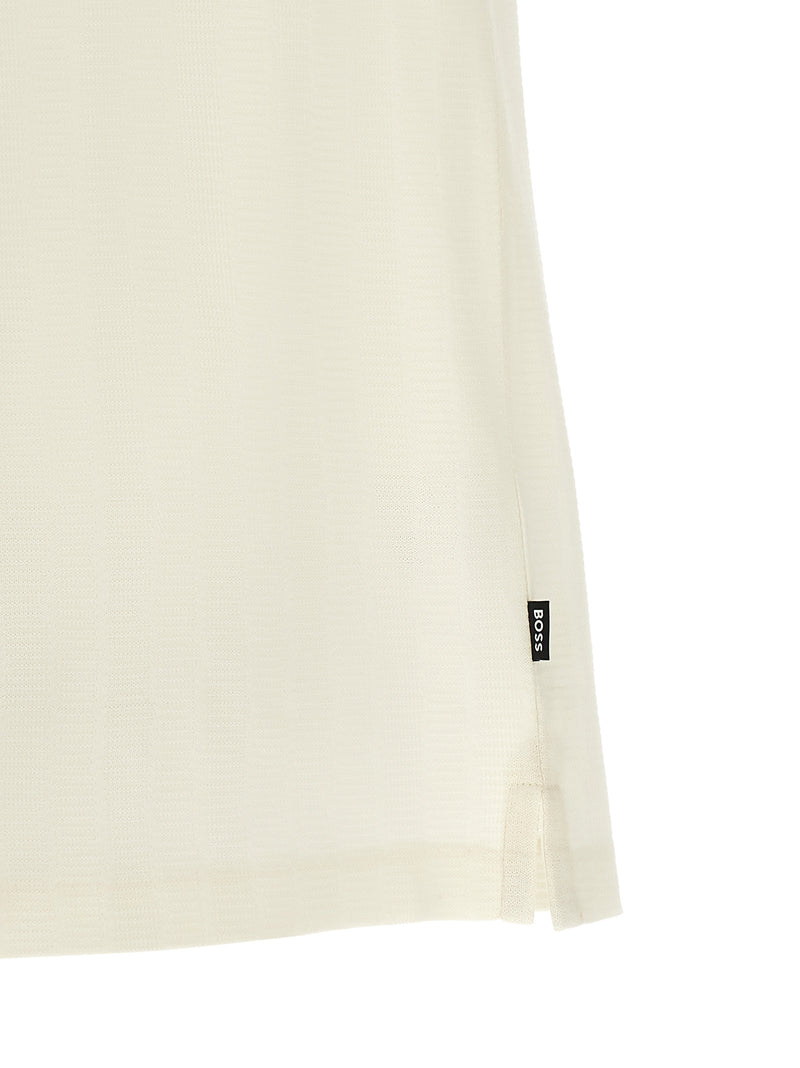 Polo en coton blanc Hugo Boss