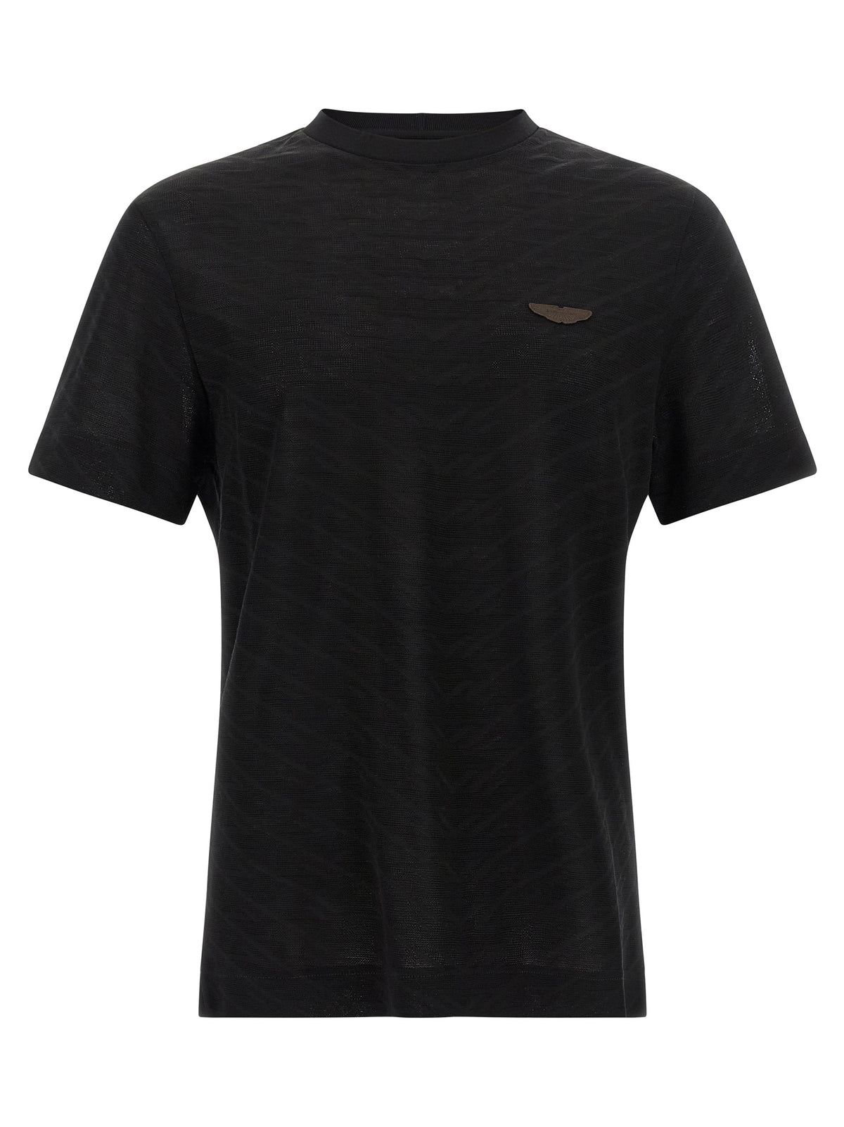 T-shirt en coton noir Hugo Boss
