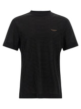 T-shirt en coton noir Hugo Boss