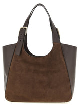 Sac cabas Furla en cuir de veau marron