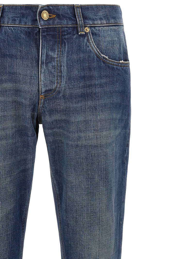 Jeans Dolce & Gabbana droits en coton bleu