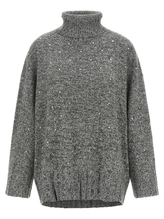 Cardigan gris en polyester PINKO