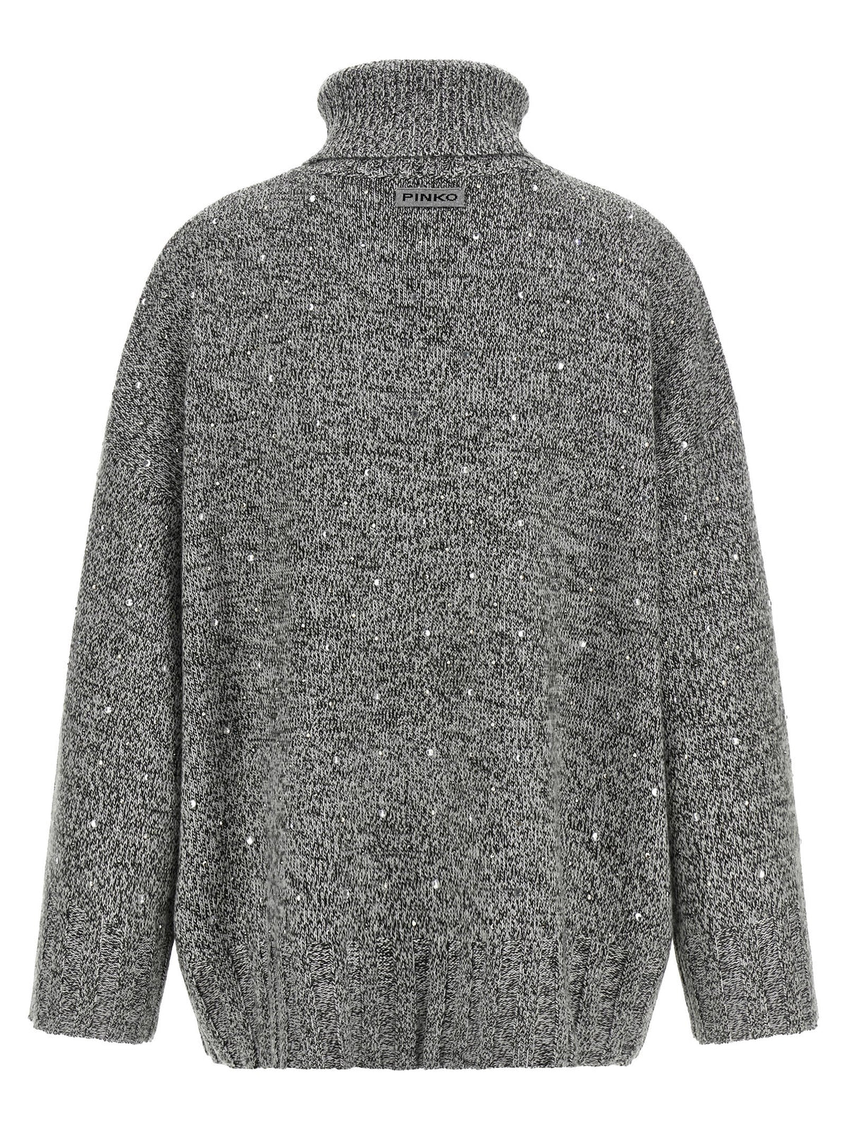 Cardigan gris en polyester PINKO