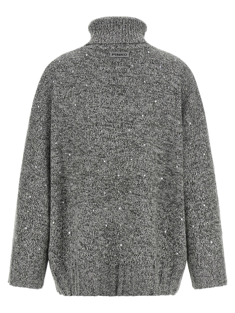 Cardigan gris en polyester PINKO