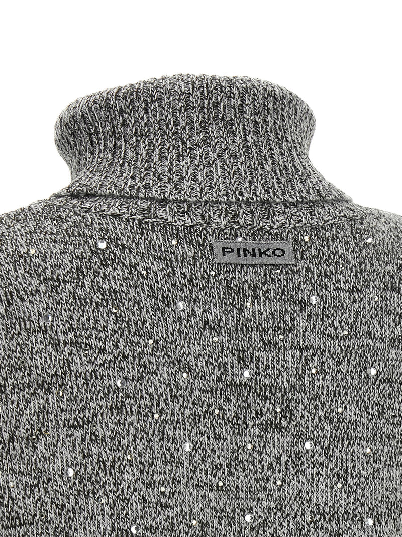 Cardigan gris en polyester PINKO