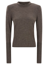 Cardigan en laine marron PINKO