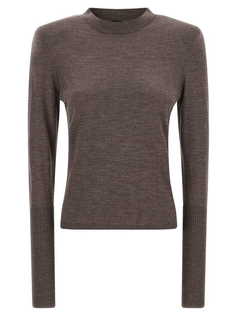 PINKO Brown Wool Cardigan