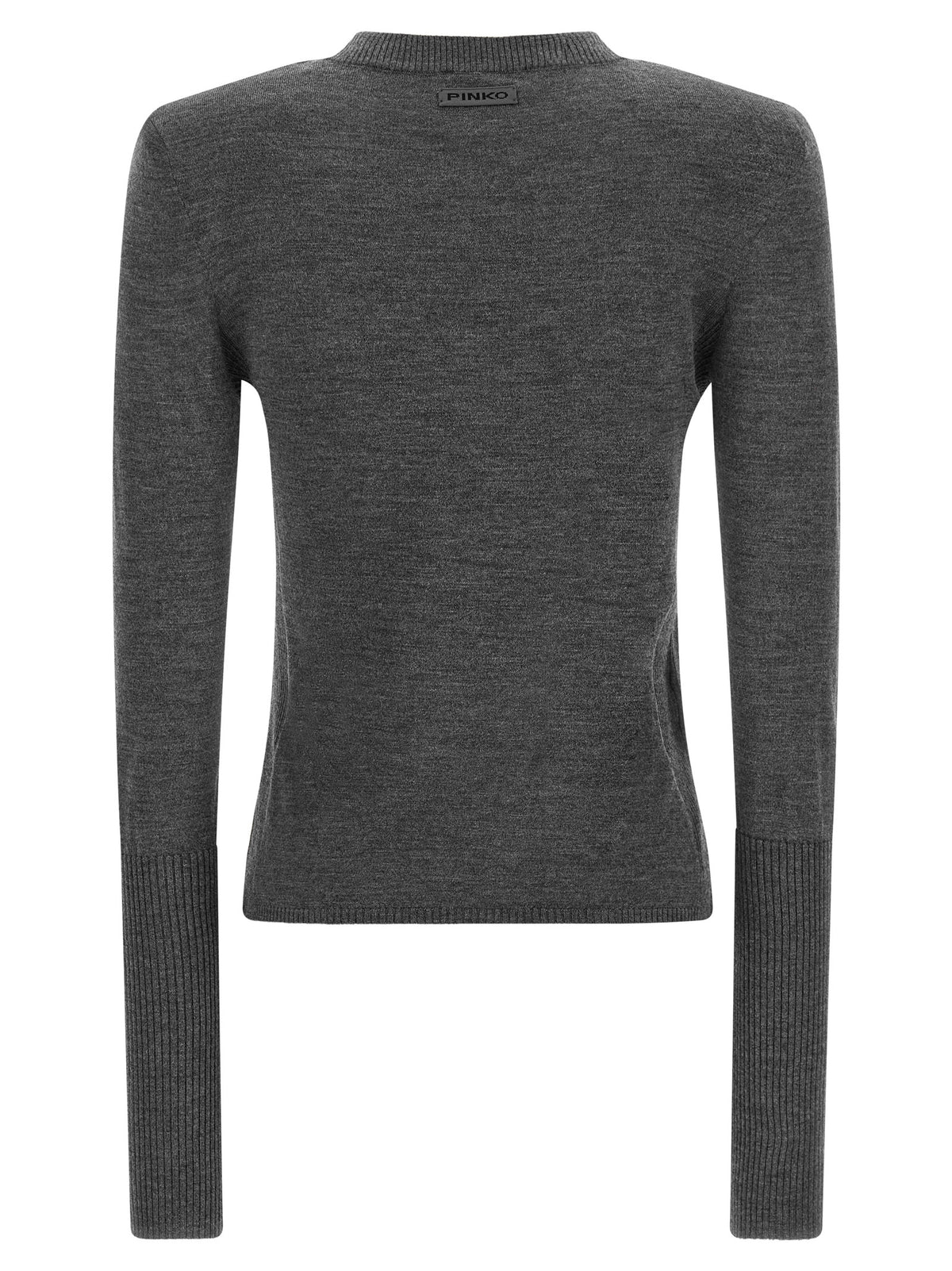 Cardigan en laine gris PINKO
