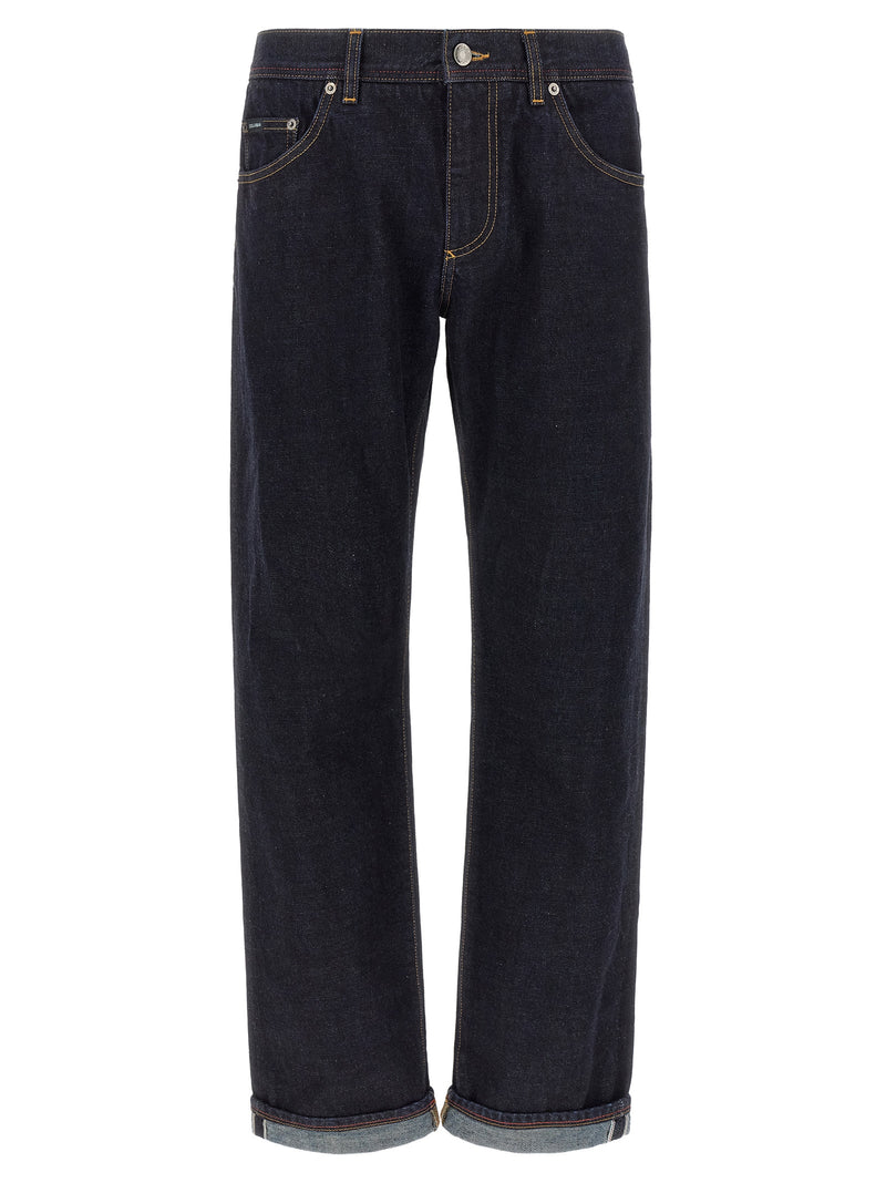 Jean en coton bleu Dolce &amp; Gabbana