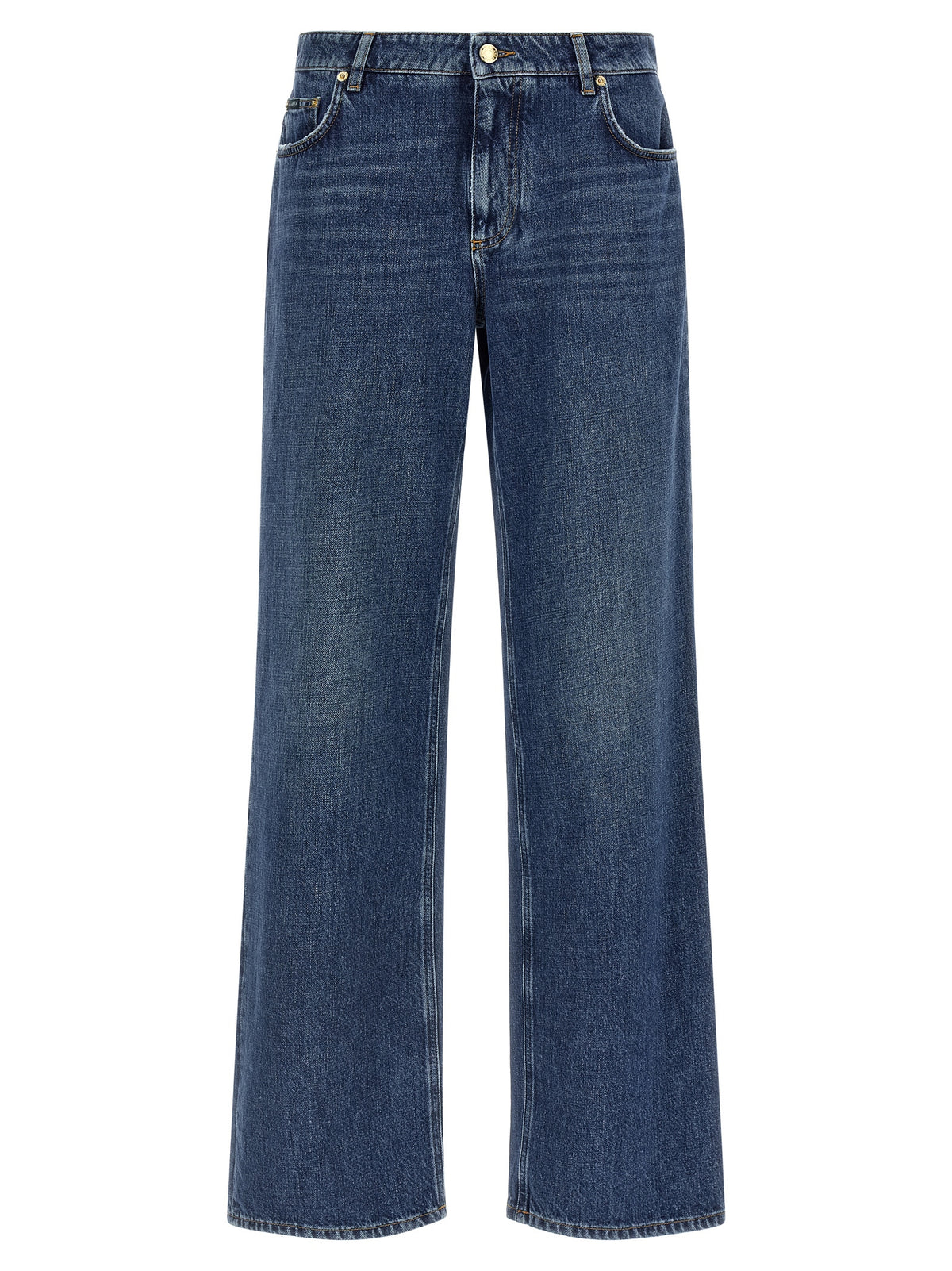 Jean en coton bleu coupe décontractée Dolce & Gabbana