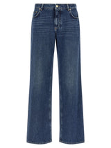 Jean en coton bleu coupe décontractée Dolce & Gabbana