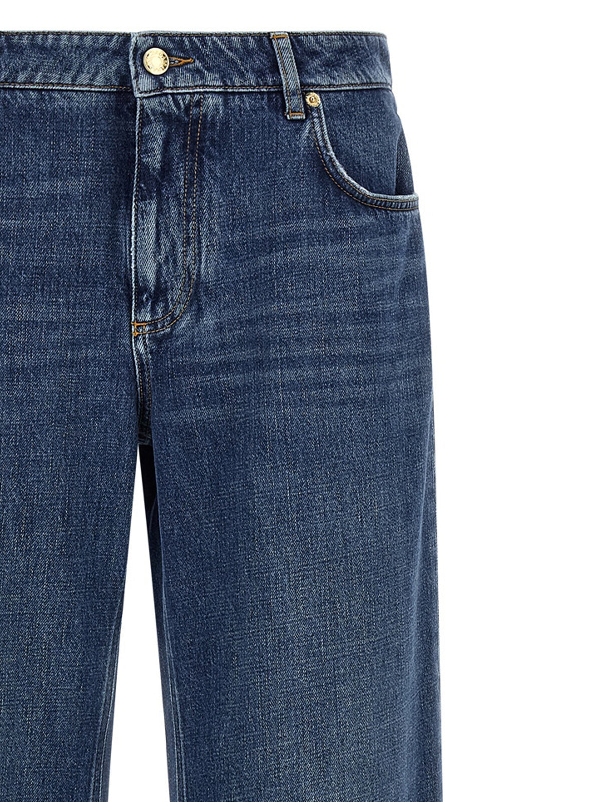Jean en coton bleu coupe décontractée Dolce & Gabbana
