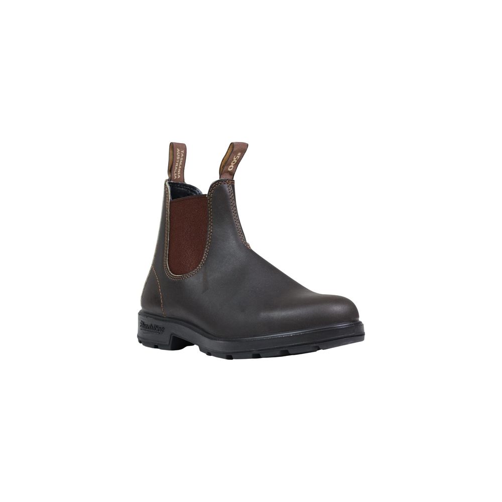 Boots Blundstone marron en cuir à la cheville