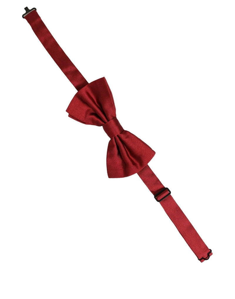 Dolce & Gabbana Homme Rouge 100% Soie Nœud Papillon Réglable