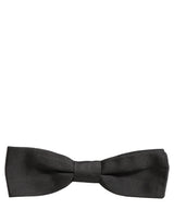 Nœud papillon réglable Dolce & Gabbana pour homme, noir, 100 % coton