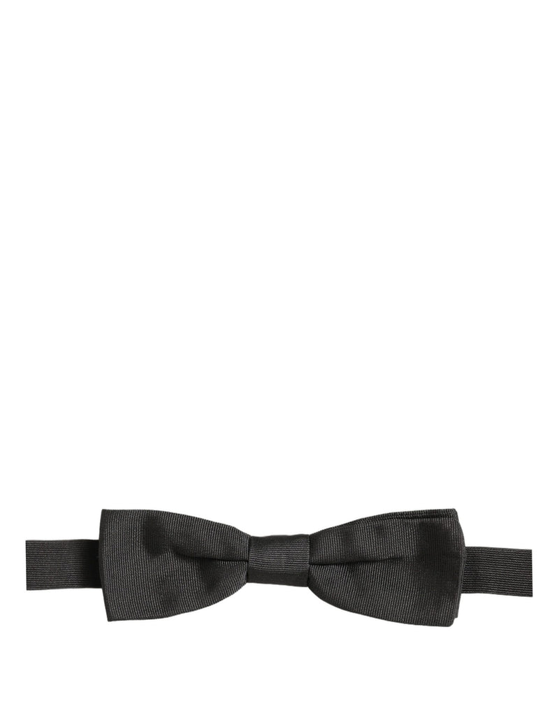 Nœud papillon réglable Dolce & Gabbana pour homme, noir, 100 % coton