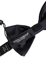 Nœud papillon réglable Dolce & Gabbana Homme Noir 100% Soie