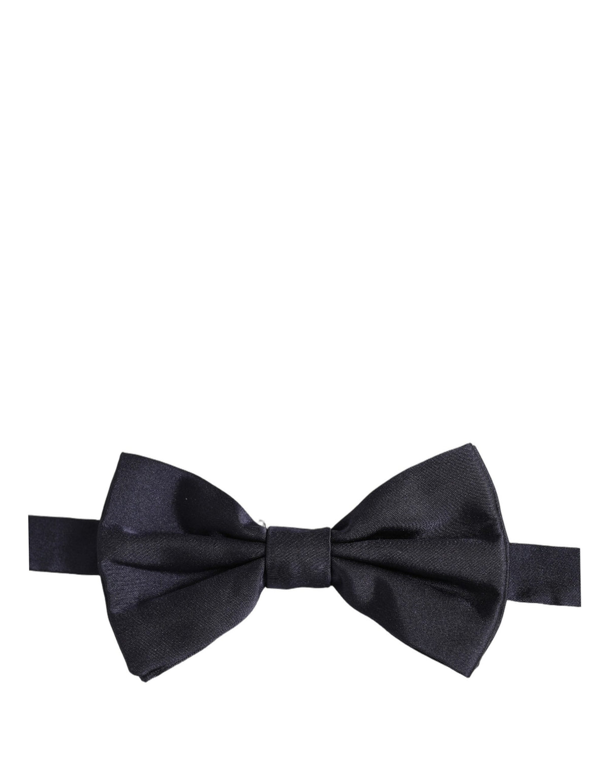 Nœud papillon Dolce & Gabbana en soie bleu foncé réglable pour homme