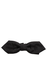 Nœud papillon réglable Dolce & Gabbana Homme Noir 100% Soie