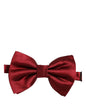Dolce & Gabbana Men Red 100% Silk Adjustable Neck Papillon Bow Tie